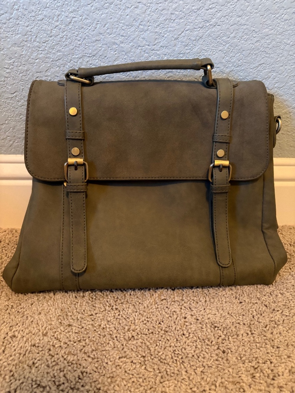 green backpack